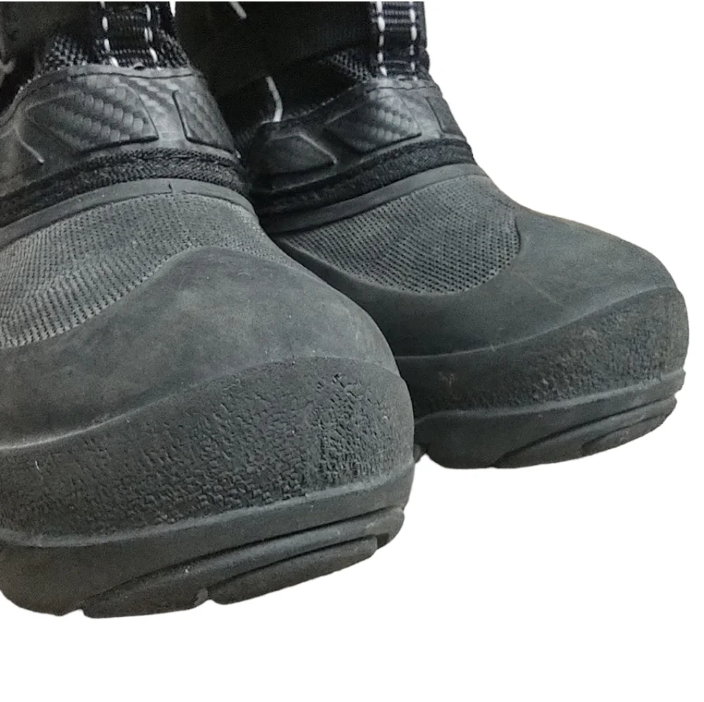 Kamik Glacial Black Waterproof Winter Boots Unisex Youth Size 1